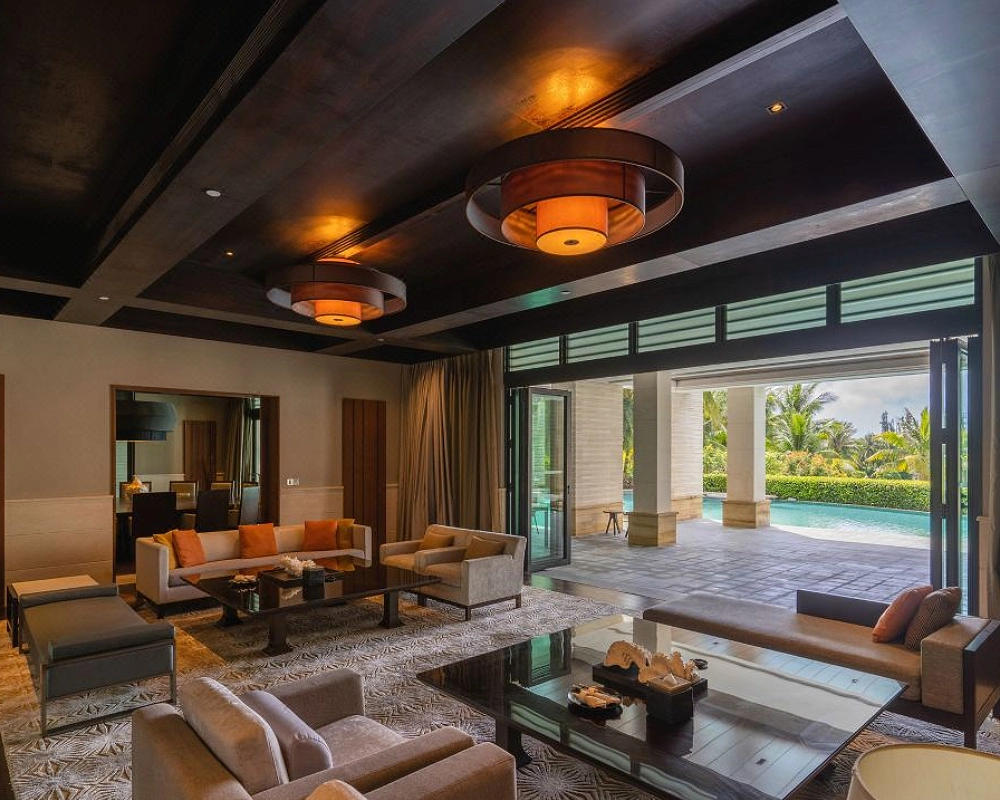 Hotel Lobby Sofá tapizado .