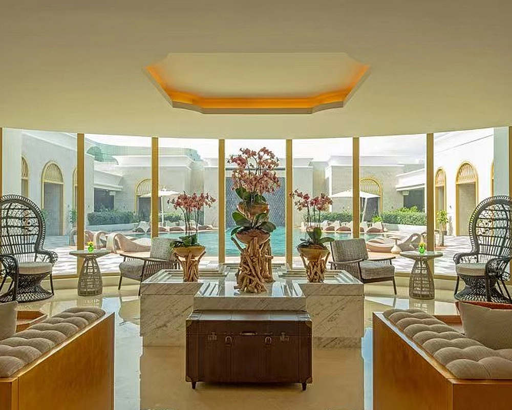 Sofá de almacenamiento hotel rehegua .